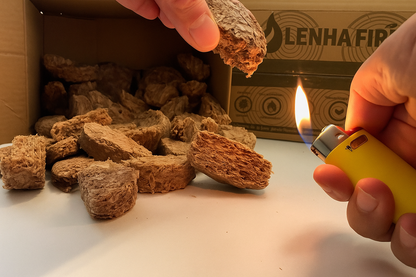 Natürliche und ökologische Feueranzünder